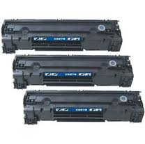 Value Pack of 3 X HP 78A (CE278A) Compatible Toner Cartridge