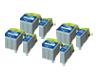 Quad Set of Epson T013BK & T014C Compatible Ink (8) Cartridges