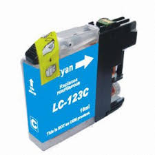 Brother LC125C (LC123C) Cyan Ink Cartridge Compatible