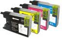 Full Set Brother LC1240-XL (LC1280) Compatible (4) Ink Cartridge