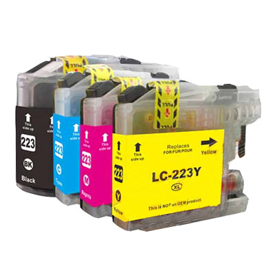 Brother LC223 High Yield Multipack Of 4 Cartridge Compatibles